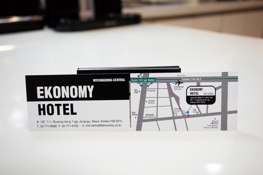 Ekonomy Hotel Myeongdong Central Seoel Buitenkant foto